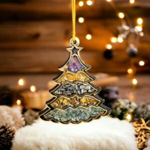 Gemstone Christmas  Tree Hanging Decorative