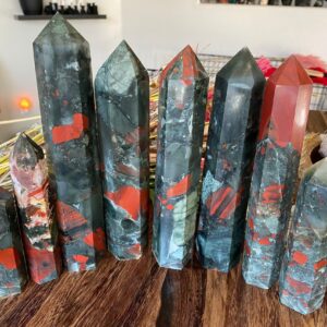 Natural Bloodstone Tower For  Vaastu And Showpiece