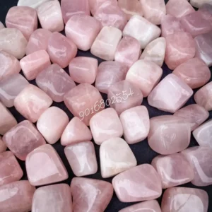 Natural Rose Quartz Crystal Tumble Raw Rough Stones for Reiki Healing And Home Decore,