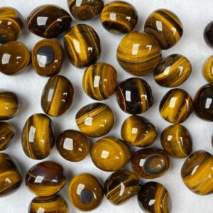 Natural Tiger Tumble stones  for Reiki Healing Vastu, Decor And Showpiece