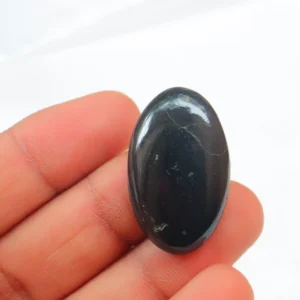 Natural Black Tourmaline (Cabochon And Worry Stone)Oval For Healing Meditationne,Spiritual And Gifts
