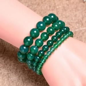 Natural Green Jade Bracelet For Girls,Women And Men