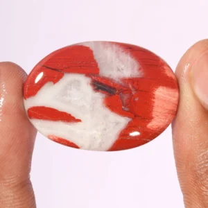 Nature Red Jasper (Carbochon And Worry)Oval for reiki healing crystals Vastu Meditation